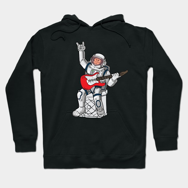 Space Musician Hoodie by Primaris